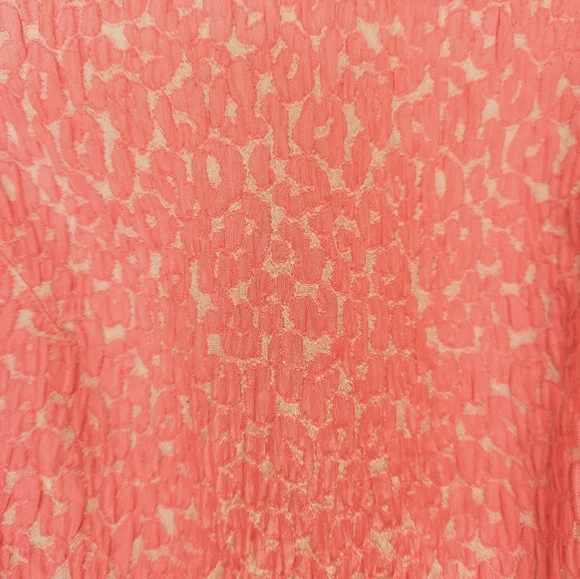 Banana Republic Neon Textured Patterned Stretch Women's 4 Tank Pink Barbiecore. - Picture 3 of 5